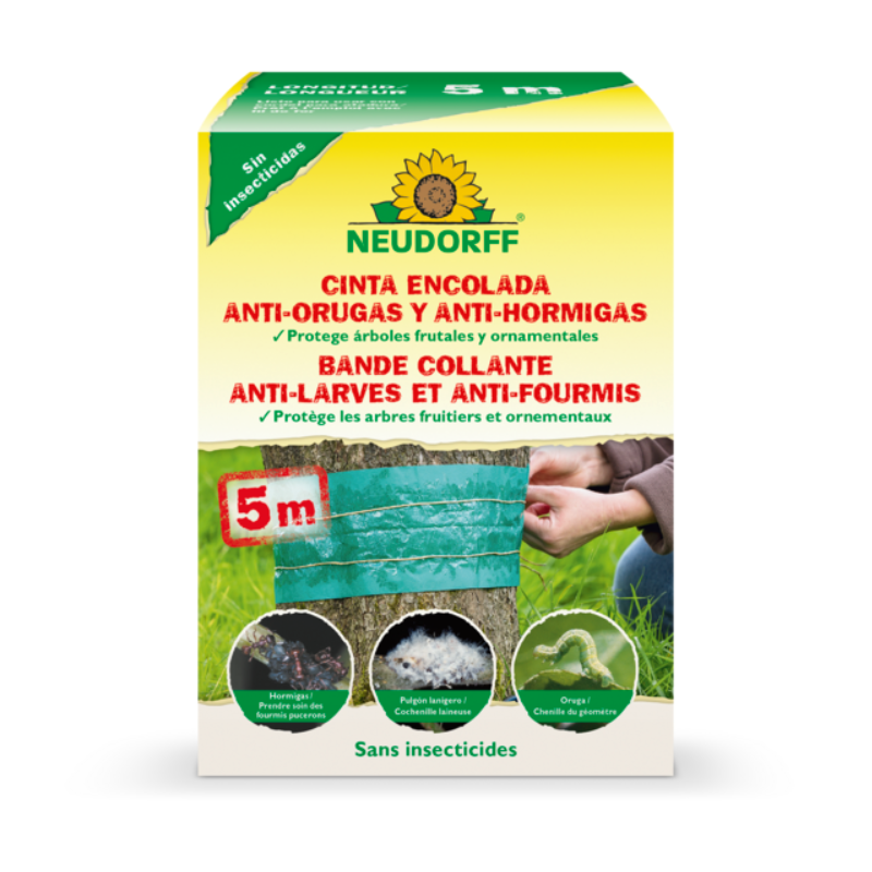 CINTA ENCOLADA CONTRA INSECTOS HORMIGAS Neudorff - 5 m