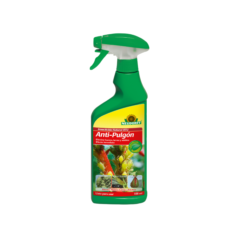 INSECTICIDA NATURAL ANTI-PULGON RTU Neudorff - 500 ml