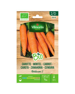 SEMILLAS BIO ZANAHORIA Berlicum Vilmorin – Sobre 3 g