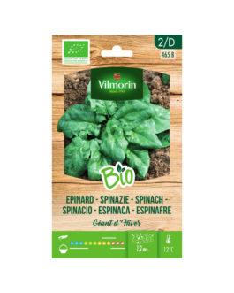 SEMILLAS BIO ESPINACA Gigante Invierno Vilmorin – Sobre 10 g