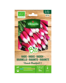 SEMILLAS BIO RABANITO French Breakfast Vilmorin – Sobre 6 g