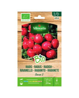 SEMILLAS BIO RABANITO Saxa Vilmorin – Sobre 8 g
