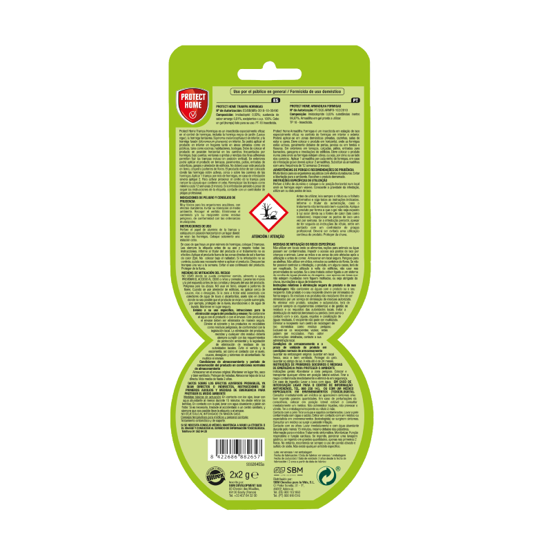 TRAMPA HORMIGAS Protect Home - 2 x 2 g - Imagen 2