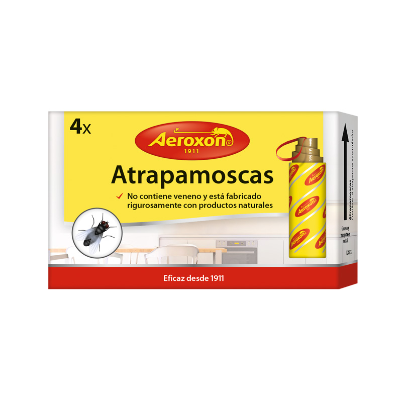 TIRAS ATRAPAMOSCAS Aeroxon - 4 Uds