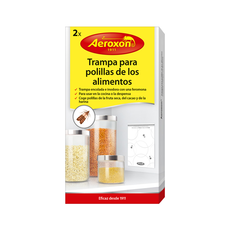 TRAMPAS ANTIPOLILLA alimentos Aeroxon - 2 Uds