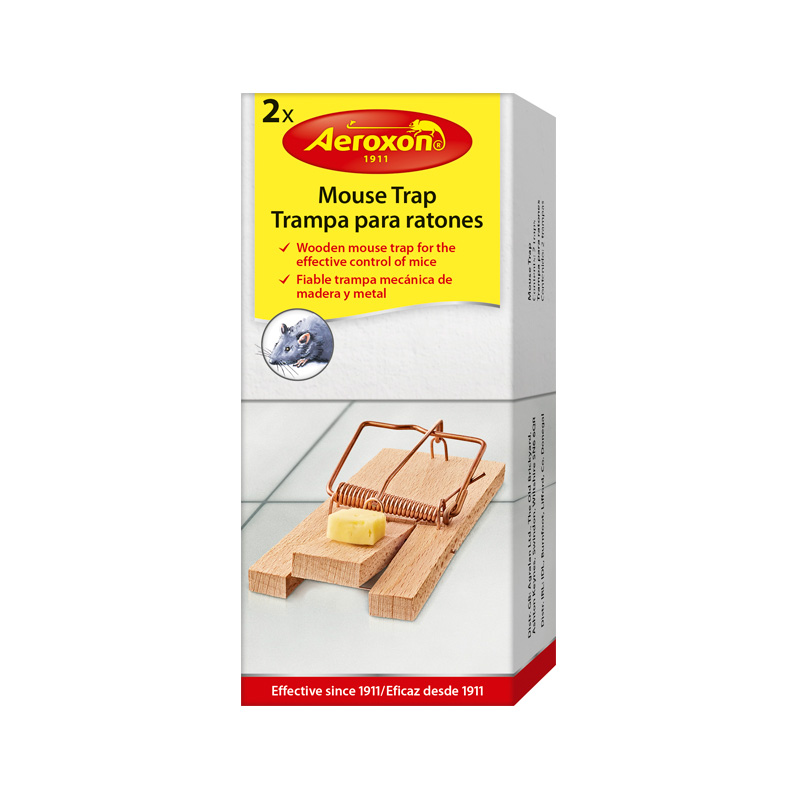 TRAMPAS para ratones Aeroxon -  2 Uds