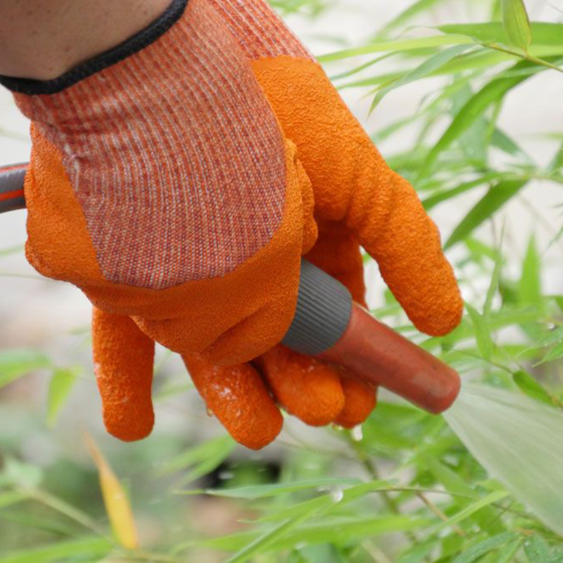 GUANTE JARDINERÍA IMPERMEABLE VISIBLE Rostaing - Imagen 2