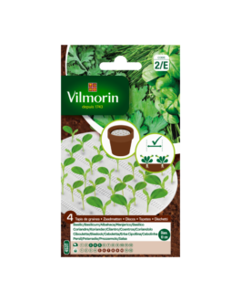PACK 4 DISCOS SEMILLAS AROMÁTICAS Vilmorin – Ø 10 cm