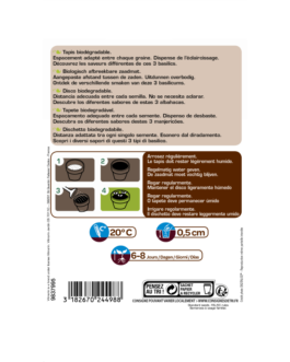 PACK 3 DISCOS SEMILLAS ALBAHACA Vilmorin – Ø 10 cm