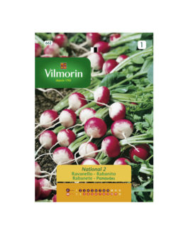 SEMILLAS RABANITO National 2 Vilmorin – Sobre 12 g