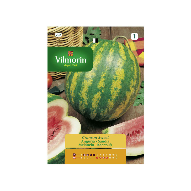 SEMILLAS SANDÍA Crimson Sweet Vilmorin - Sobre 6 g