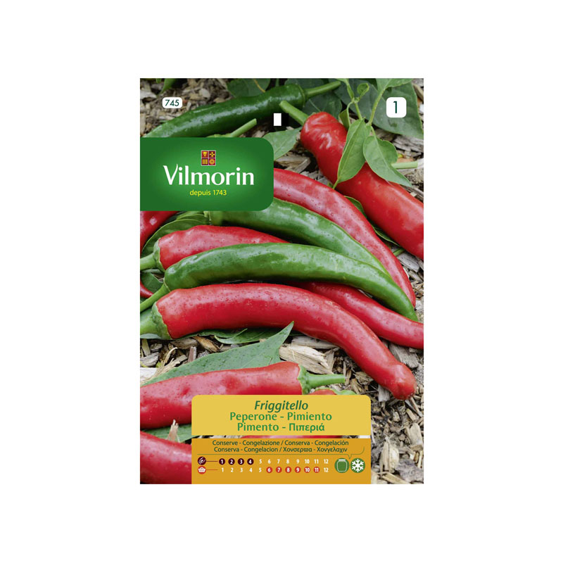 SEMILLAS PIMIENTO Friggitello Vilmorin - Sobre 1 g