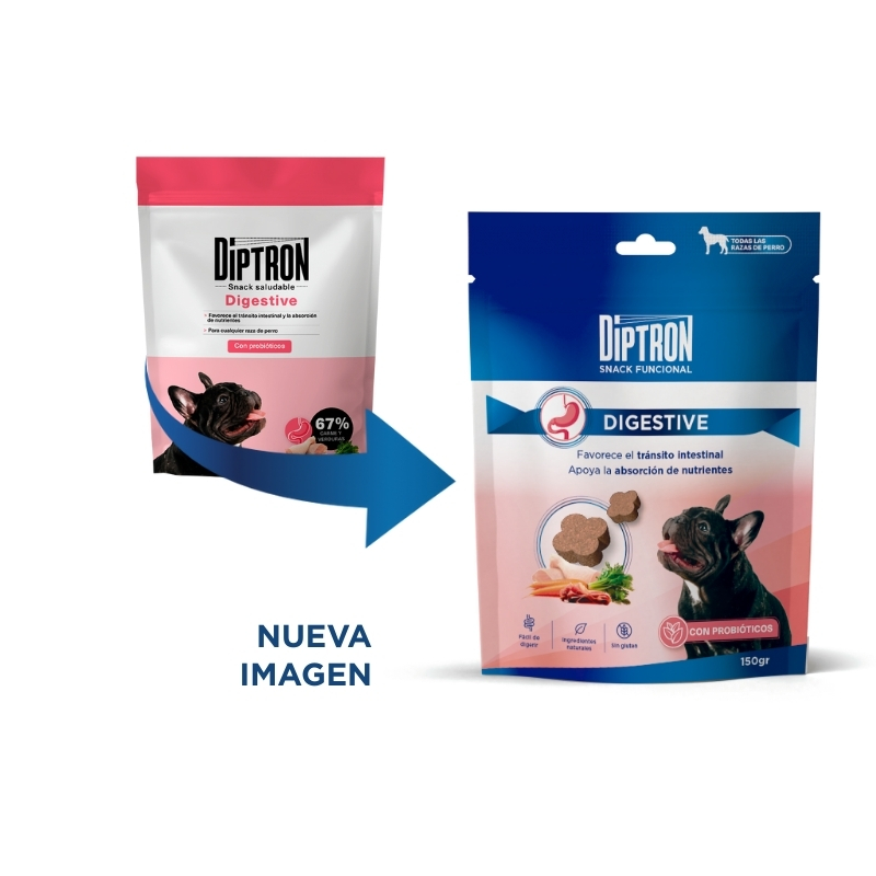 SNACKS SALUDABLE DIGESTIVE Diptron - Bolsa 150 g - Imagen 2