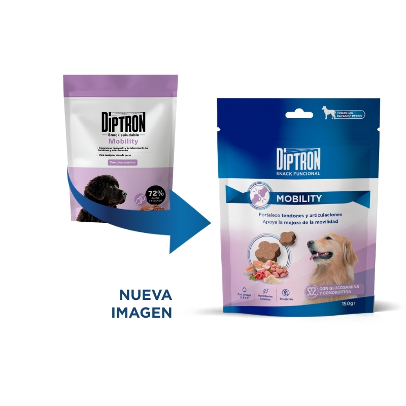 SNACKS SALUDABLE MOBILITY Diptron - Bolsa 150 g - Imagen 2