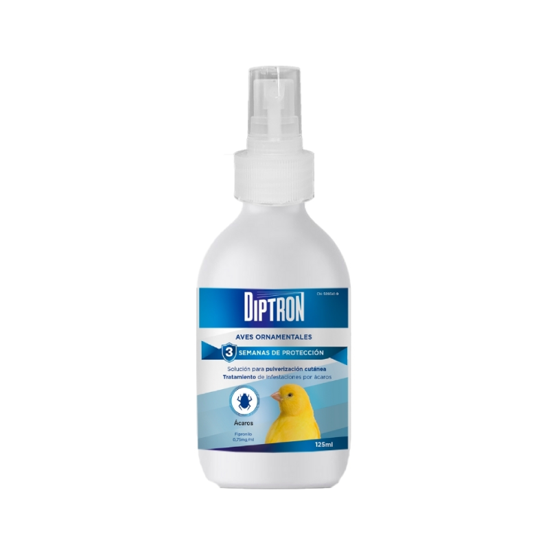 SPRAY ANTIPARASITARIO SUSPENSIÓN Diptron Plus – Aves ornamentales – 125 ml