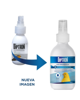 SPRAY ANTIPARASITARIO SUSPENSIÓN Diptron Plus – Aves ornamentales – 125 ml