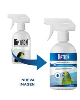SPRAY ANTIPARASITARIO SUSPENSIÓN Diptron Plus – Aves ornamentales – 500 ml