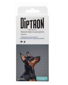 PIPETAS ANTIPARASITARIAS SPOT ON Diptron – Perro Pequeño – 30 x 0,67 ml – dispensador