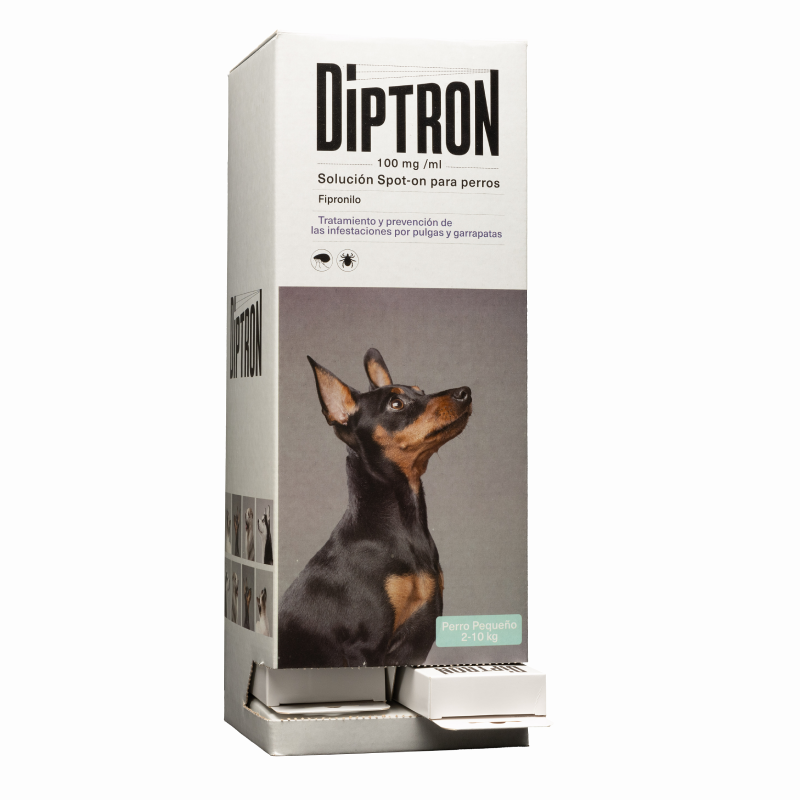 PIPETAS ANTIPARASITARIAS SPOT ON Diptron - Perro Pequeño - 30 x 0,67 ml - dispensador
