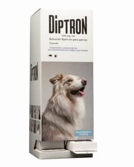 PIPETAS ANTIPARASITARIAS SPOT ON Diptron – Perro Mediano – 30 x 1,34 ml – dispensador
