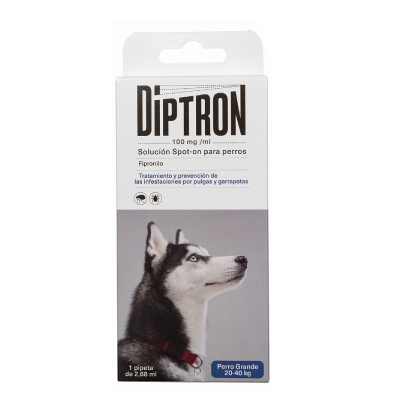 PIPETAS ANTIPARASITARIAS SPOT ON Diptron - Perro grande - 30 x 2,68 ml - dispensador - Imagen 2