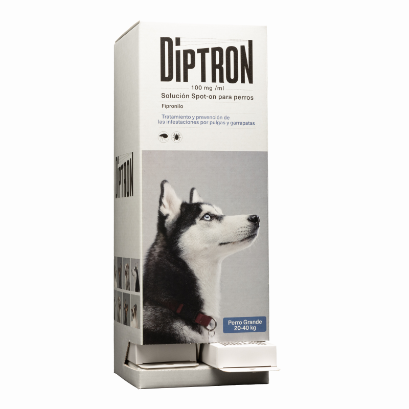 PIPETAS ANTIPARASITARIAS SPOT ON Diptron - Perro grande - 30 x 2,68 ml - dispensador