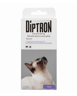 PIPETAS ANTIPARASITARIAS SPOT ON Diptron – Gato – 30 x 0,5 ml – dispensador