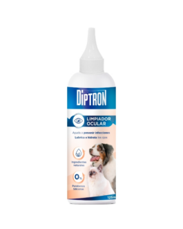 LIMPIADOR OCULAR MASCOTAS Diptron Plus – 125 ml