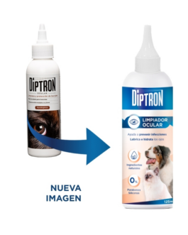 LIMPIADOR OCULAR MASCOTAS Diptron Plus – 125 ml