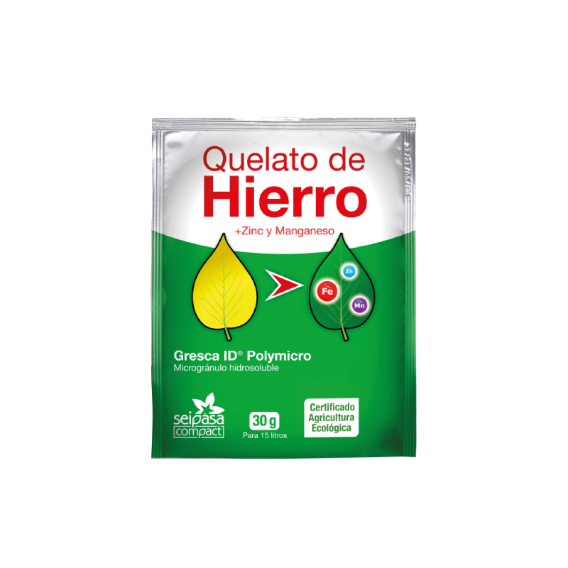 QUELATO DE HIERRO Gresca ID® Polymicro Seipasa - 30 x 30 g - Imagen 2