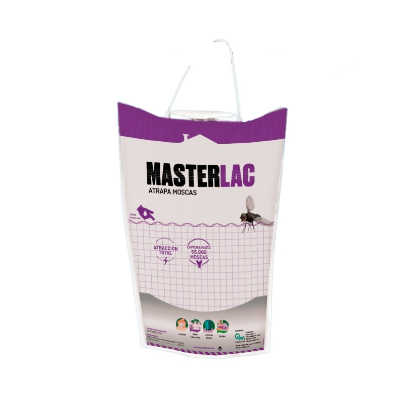 ATRAPA MOSCAS MasterLac - Trampa + Bolsa + Cebo