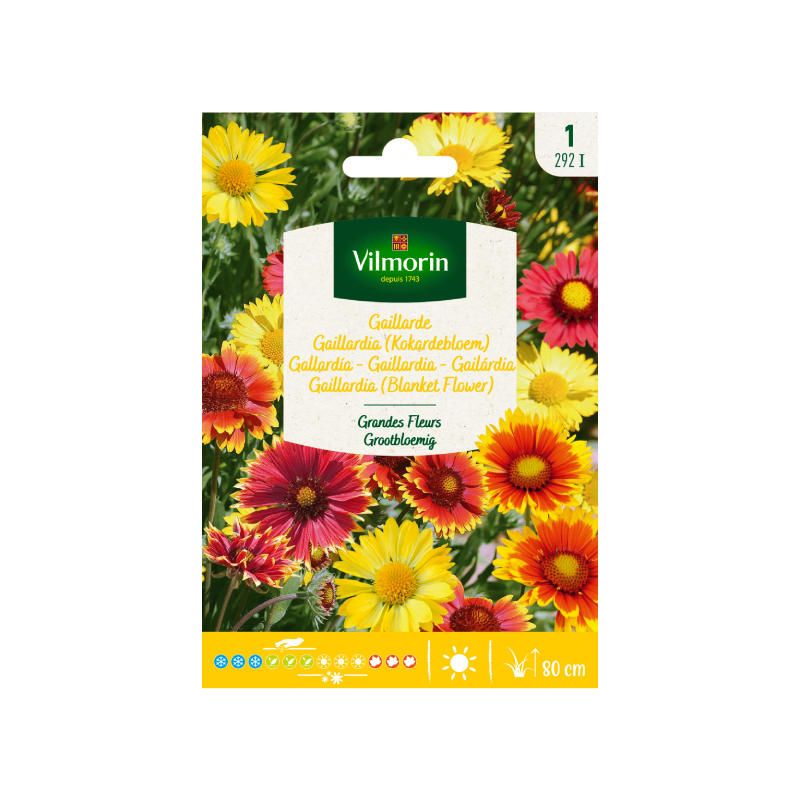 SEMILLAS GALLARDÍA Grandes Flores Vilmorin - Sobre 1,5 g