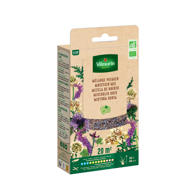 ABONO BIO Mezcla de Huerto Vilmorin - Sobre 60 g