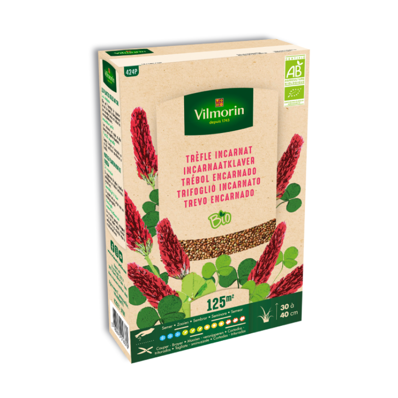 ABONO BIO TRÉBOL Encarnado Vilmorin - Caja 350 g