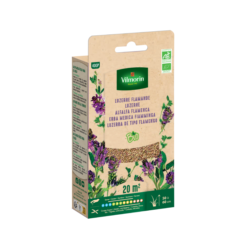 ABONO BIO LUZERNA Tipo Flamengo Vilmorin - Sobre 60 g