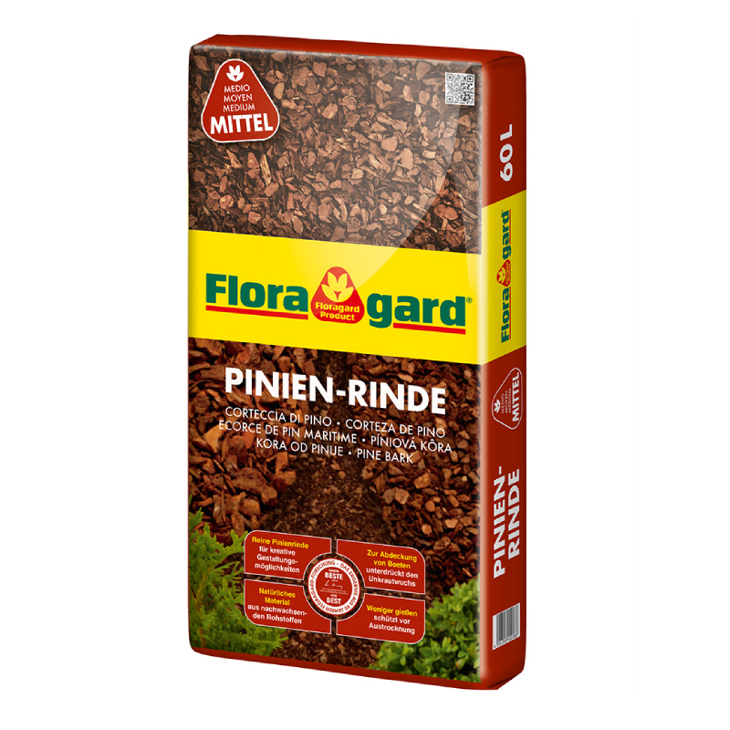 CORTEZA DECORATIVA Pino Piñonero Medio Floragard -60 L
